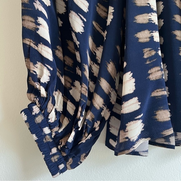 Apiece Apart Galleta Top in Navy Shibori - Picture 8 of 16